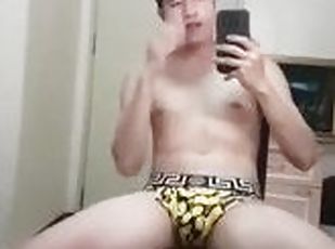 asiatisk, gigantisk, masturbation, amatör, cumshot, gigantisk-kuk, gay, avrunkning, juckande, sprut