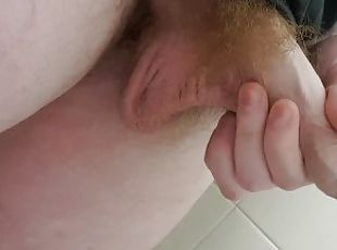 gordo, mijando, público, pénis-grande, gay, bbw, sozinho, fecho, pénis