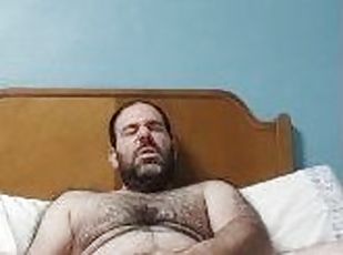 masturbation, monstre, amateur, ejaculation-sur-le-corps, énorme-bite, branlette, ejaculation, chambre-a-coucher, webcam, solo