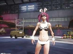 BGMI PUBG Mobile MVP animation Sexy Bunny Swimsuit