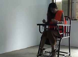 asiatisk, bdsm, trekanter, fetish, kinesisk, bondage, fængsel, fængsel-prison, brunette