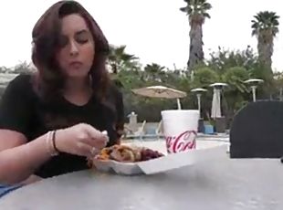 Bbw eating