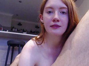 Redhead teen crazy handjob video