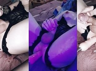 transsexuelle, anal, ejaculation-sur-le-corps, jouet, ejaculation-interne, double, jeune-18, ejaculation, pute, machines