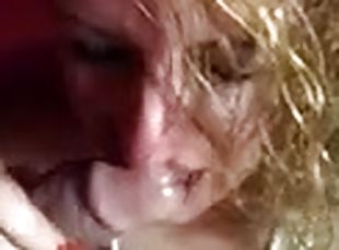 Hardcore homemade clip with amateur blonde sucking a boner