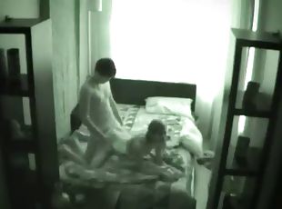 Nonstop sex with a couple in hidden cam vid