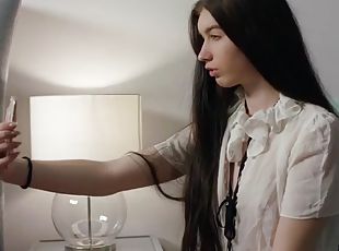 Newest teen anna klavkina masturbates