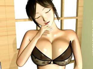 babe, immens-glied, schwer, anime, hentai, nette, glied