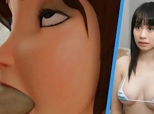 asiatique, gros-nichons, anal, ejaculation-sur-le-corps, ados, japonais, tante, hentai, seins, petite