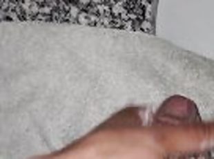 masturbation, amateur, ébène, énorme-bite, ados, black, solo, bite