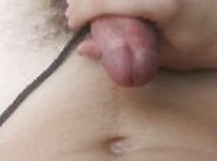 masturbation, amateur, ejaculation-sur-le-corps, énorme-bite, ados, branlette, secousses, solo, boules, bite