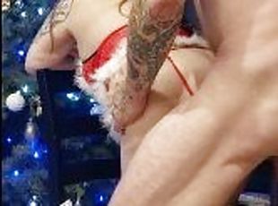 culo, amateur, maduro, madurita-caliente, pareja, navidad, tatuaje