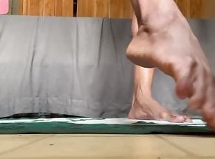 amateur, gay, pieds, fétiche, solo