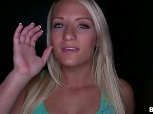 Cali Carter gloryhole blowjob is sexy