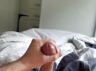 masturbation, amateur, ejaculation-sur-le-corps, énorme-bite, gay, branlette, secousses, point-de-vue, ejaculation, fétiche