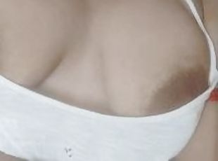 gros-nichons, orgasme, amateur, mature, indien, coquine, seins, solo