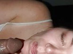 rumpe, pappa, gammel, amatør, blowjob, cumshot, handjob, svart, ludder, pov