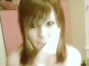 chatte-pussy, amateur, babes, webcam, assez, adorable, parfait, solo, rasé