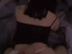 Dark hair girl fucked in doggy