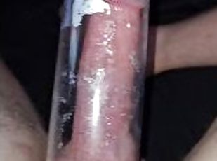 masturbation, amateur, énorme-bite, rousse, solo, bite