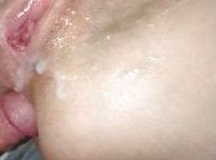 tussu, amatöör, küpsemad, jobipauk, milf, emme, creampie, paar, pov, sperma