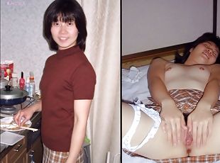 asiatique, masturbation, femme, amateur, fellation, maison, japonais, branlette, taquinerie