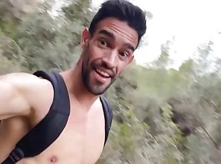 en-plein-air, public, amateur, ados, gay, latina, jeune-18, bout-a-bout, solo, espagnol