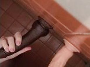 anal, brinquedo, gay, dildo, sozinho, bisexual