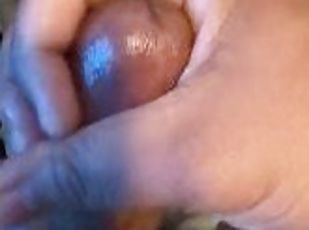 masturbation, amateur, ejaculation-sur-le-corps, ébène, énorme-bite, black, ejaculation, pute, solo, bite