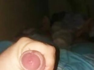 precum on cock