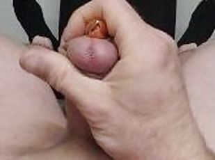 masturbation, amateur, ejaculation-sur-le-corps, secousses, point-de-vue, solo