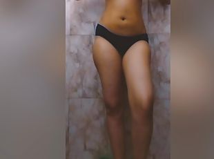 mandi, payu-dara-besar, amateur, gadis-indian, mandi-shower, solo