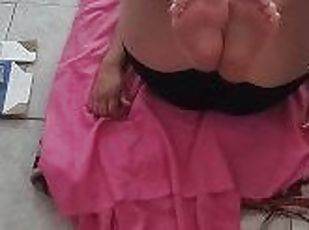 amateur, ados, latina, branlette, casting, mignonne, belle, solo, salle-de-gym, argentine