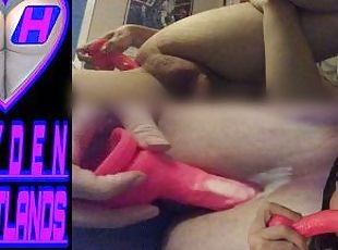 masturbación, squirting, amateur, anal, mona, consolador, a-solas, tetitas