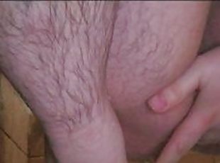 bañando, amateur, gay, con-los-dedos, ducha, a-solas, leche