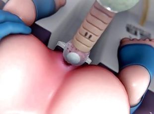 Princess Peach Deep Anal Fuck Machine