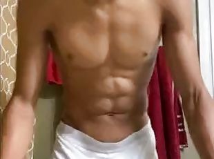 masturbação, amador, ébona, gay, preto, webcam, sozinho, musculado