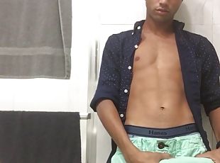 masturbação, amador, gay, latina, gay-adolescente