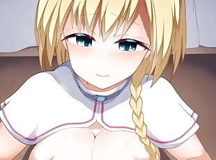 tetas-grandes, esclava, anime, hentai, blanca