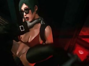 Ada Wong fucked hard by a bully