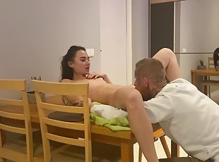 imbaiere, amatori, pov, dus, bruneta, tatuaj, tate-mici