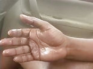 masturbation, public, amateur, énorme-bite, latina, voiture, ejaculation, solo, bite