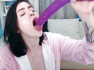 amateur, anal, jouet, gode, bout-a-bout