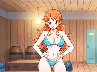 Lusty Buccaneers Parody Hentai Game Ep.2 Nami is stripping for the right amount of gold !