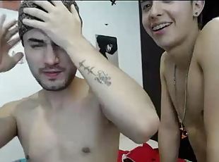 amatir, anal, homo, pasangan, webcam