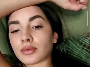 Brunette Oxyana (2K) - Big tits in homemade POV video