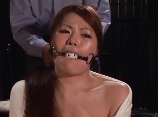 babes, japonais, bdsm, culotte, douce, bâillonnement, bondage, prison, prison-prison, domination