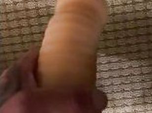 Masturbating big cock