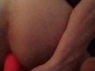 amateur, anal, énorme-bite, jouet, salope, horny, gode, solo, bite