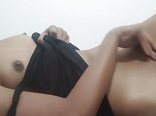 amateur, casero, locura, lencería, webcam, a-solas